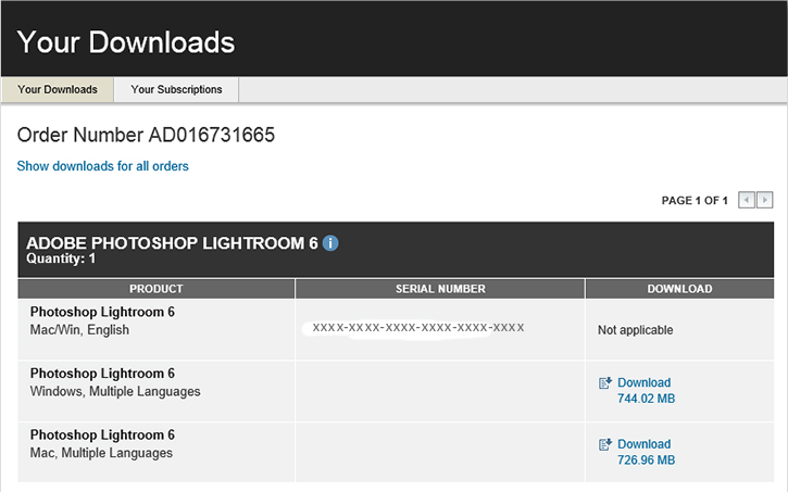 Adobe lightroom download free trial